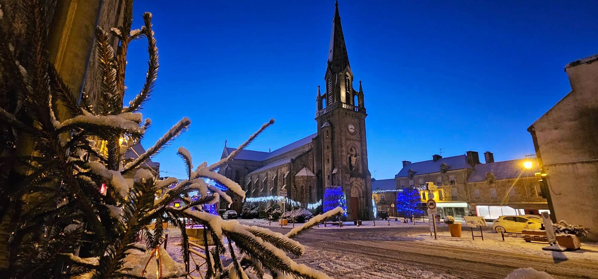 Plumelec sous la neige