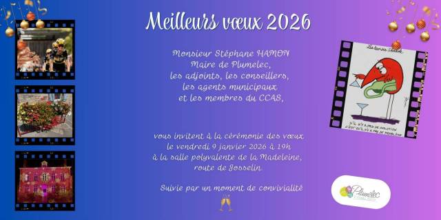 C�r�monie des voeux de l'�quipe municipale