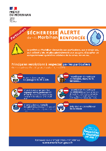 ALERTE RENFORCEE SECHERESSE
