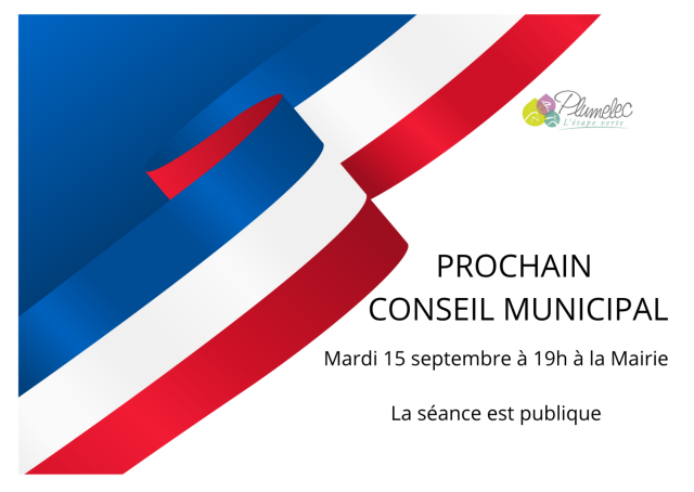 Conseil Municipal du 15 septembre 2026